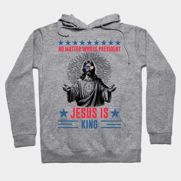 Jesus Is King Hoodie by DeeJaysDesigns